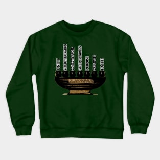 Kwanzaa Kinara Black Crewneck Sweatshirt